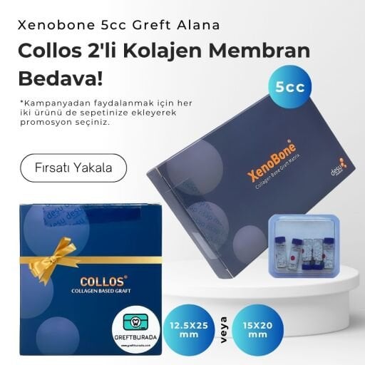 Xenobone 5cc Greft Alana Collos 2'li Kolajen Membr